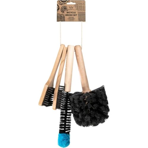 Peaty's Bicycle Cleaning Brush Set, Set of 4 Brushes