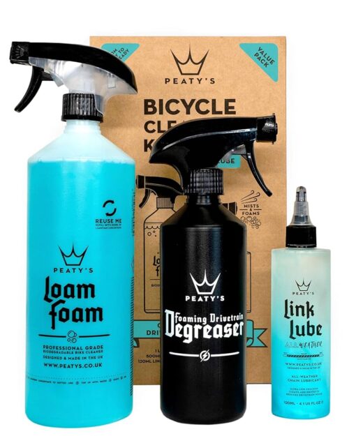 Peaty's Bicycle Cleaning Kit - Wash, Degrease, and Lubricate, Clear, 55.00 Fl Oz (Pack of 1)