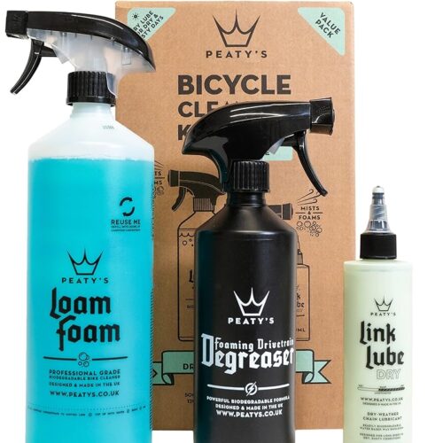 Peaty's Bicycle Cleaning Kit - Wash, Degrease, and Lubricate (Dry Weather), Clear, 18.33 Fl Oz (Pack of 3)