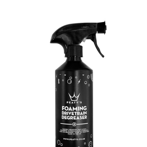 Peaty's Foaming Drivetrain Degreaser- High Strength Biodegradable Bicycle Cassette and Chain Cleaner, 500ml / 16.9 oz