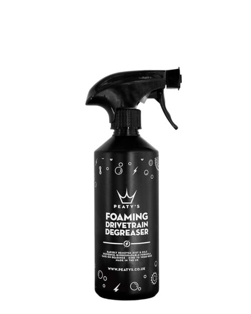 Peaty's Foaming Drivetrain Degreaser- High Strength Biodegradable Bicycle Cassette and Chain Cleaner, 500ml / 16.9 oz