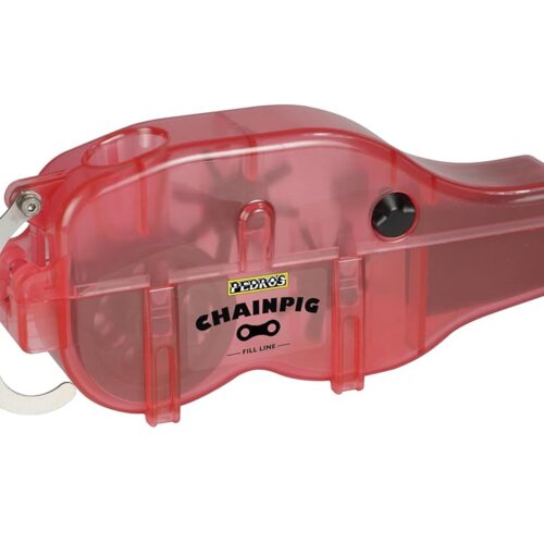 Pedro's Unisex's Pig II Chain Cleaning Machine, Red,