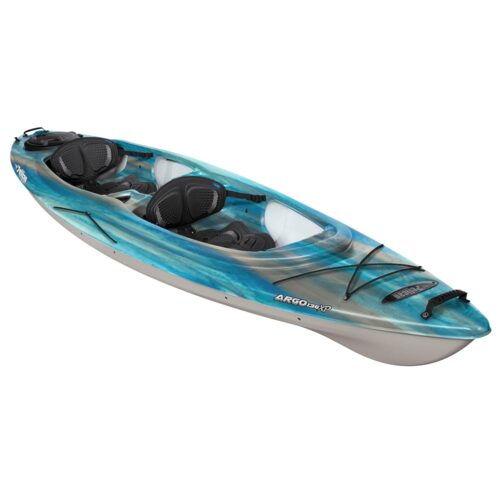 Pelican Argo 100X EXO - Premium Sit-in Recreational Kayak - Exo Cooler Bag Included - 10 ft - Blue Coral