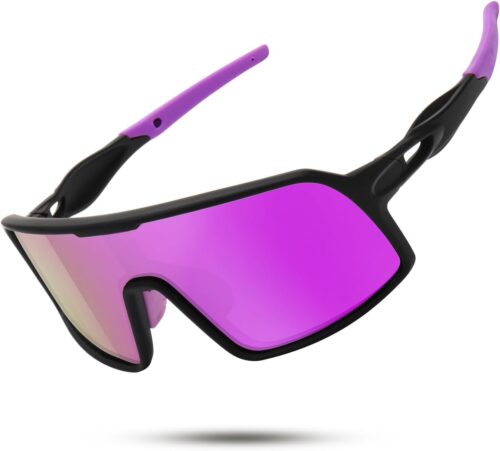 Polarized Sports Sunglasses for Men and Women Cycling Glasses UV Protection Goggles for Mountain Bike Running Fishing