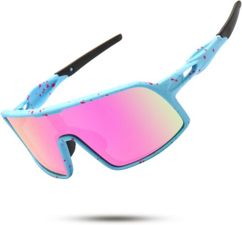 Polarized Sports Sunglasses for Men and Women Cycling Glasses UV Protection Goggles for Mountain Bike Running Fishing