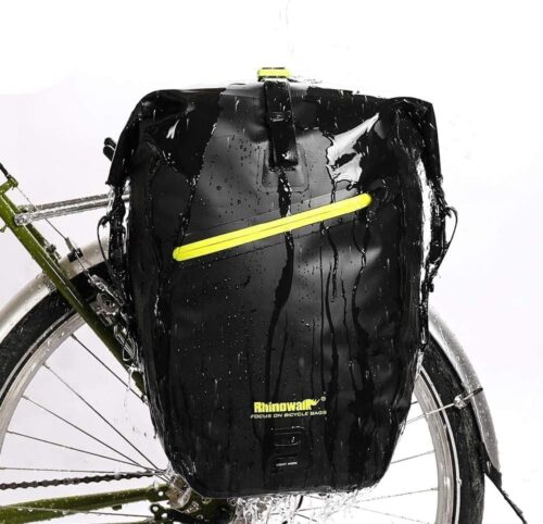 Rhinowalk Bike Bag Waterproof Bike Pannier Bag 27L,(for Bicycle Cargo Rack Saddle Bag Shoulder Bag Laptop Pannier Rack Bicycle Bag Professional Cycling Accessories)