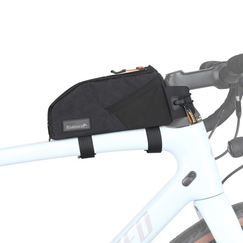 Rhinowalk Bike Top Tube Bag Bike Frame Bag 1.2L Waterproof Bicycle Bag Professional Cycling Accessories for Mountain Road Bike(Small)