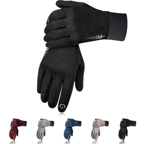 rivmount Winter Gloves Women Men - Warm Gloves Cold Weather, Windproof, Touchscreen, Snow Skiing Thermal Liners - Cycling Running Gear, Driving, Walking, Hiking, Commuting, Texting