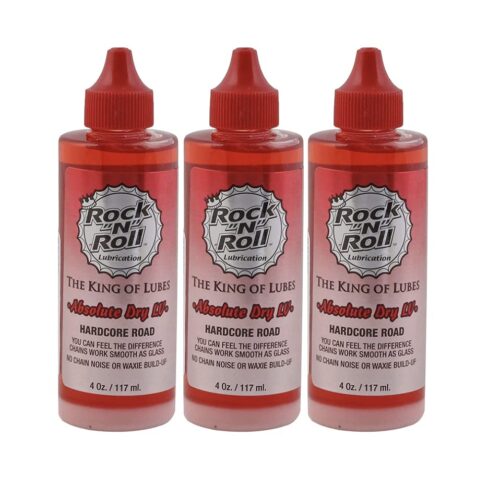 Rock N Roll Rock-N-Roll Absolute Dry LV Bicycle Chain Lube Made for Road Bikes - 4oz - (Pack of 3)