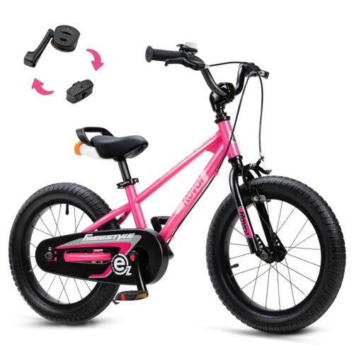 RoyalBaby EZ Toddlers Kids Bike, 12 14 16 18 Inch Wheel Balance & Pedal Bicycle for Beginners Boys Girls Ages 3-9 Years, Easy Learn Balancing to Biking