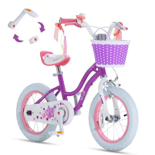 RoyalBaby EZ Toddlers Kids Bike, 12 14 16 18 Inch Wheel Balance & Pedal Bicycle for Beginners Boys Girls Ages 3-9 Years, Easy Learn Balancing to Biking