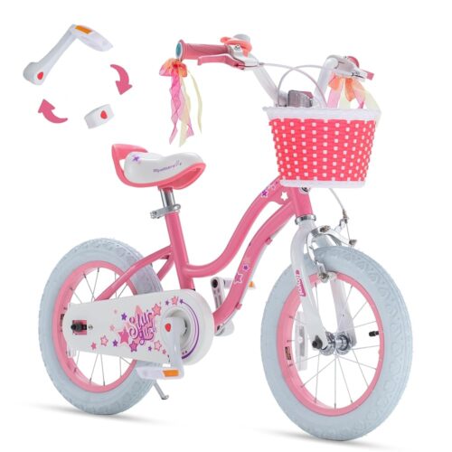 RoyalBaby EZ Toddlers Kids Bike, 12 14 16 18 Inch Wheel Balance & Pedal Bicycle for Beginners Boys Girls Ages 3-9 Years, Easy Learn Balancing to Biking