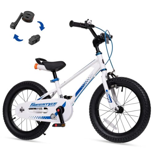 RoyalBaby EZ Toddlers Kids Bike, 12 14 16 18 Inch Wheel Balance & Pedal Bicycle for Beginners Boys Girls Ages 3-9 Years, Easy Learn Balancing to Biking