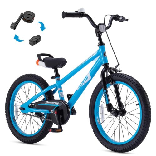 RoyalBaby EZ Toddlers Kids Bike, 12 14 16 18 Inch Wheel Balance & Pedal Bicycle for Beginners Boys Girls Ages 3-9 Years, Easy Learn Balancing to Biking