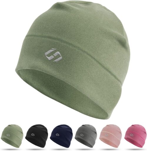 Running Beanie Thermal Running Hat Men Skull Cap Running Cap Cycling Hat Under Helmet Cap Sports Hat