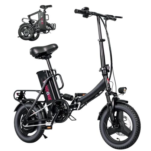 S14/S16 Electric Bike for Adults, Max 19/22 MPH Speed & 28/50 Miles Range (PAS), 500W/750W Peak Motor and Lightweight & Portable, Shock Absorbers Electric Bicycle, Foldable...