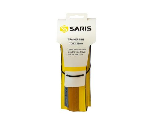 Saris, Bike Trainer Accessory, Indoor Trainer Tire, 700x25c, Yellow