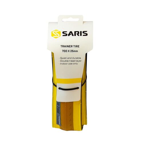 Saris, Bike Trainer Accessory, Indoor Trainer Tire, 700x25c, Yellow