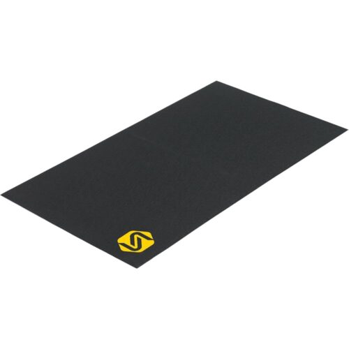 Saris Bike Trainer Accessory Mat - 65" x 36" PVC Foam Mat - Non-Slip Surface Protects Floors from Sweat & Grime, Durable Mat for Indoor Cycling and Exercise Equipment