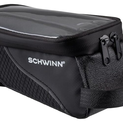 Schwinn Bike Bag, Pannier and Storage, Easy to Attach, Hold Cell Phones, Snacks, Wallet, Mounted Bicycle Accessories