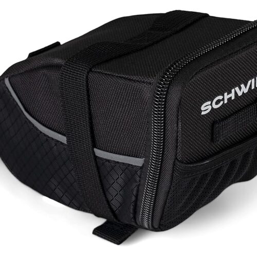 Schwinn Bike Bag, Pannier and Storage, Easy to Attach, Hold Cell Phones, Snacks, Wallet, Mounted Bicycle Accessories