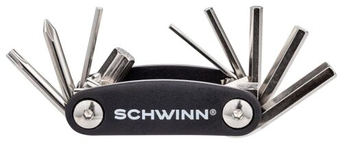 Schwinn Bike Repair Tool Kit, Multi-Purpose for Bicycle Repairs, Easy-to-Carry Tool Kit, Portable and Convenient Design Bicycle Essentials Easy Road Riding