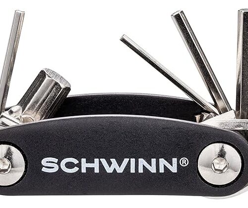 Schwinn Bike Repair Tool Kit, Multi-Purpose for Bicycle Repairs, Easy-to-Carry Tool Kit, Portable and Convenient Design Bicycle Essentials Easy Road Riding