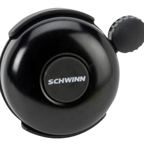 Schwinn Classic Black Bike Bell, Bicycle Accessories, Kids and Adult Bikes, Easy Installation, Loud Ringing Sound