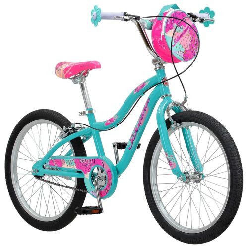 Schwinn Hazel Kids Bike, For Girls and Boys Ages 7 and Up, 20-Inch Wheels, Single Speed, Thinner Grips, Suggested Rider 4'0" to 5'0" Tall