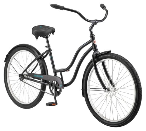 Schwinn Mikko Beach Cruiser Bike for Adult Men and Women, 1/3/7-Speed Twist Shifter Options, 26-Inch Wheels, 17-Inch Steel Frames, Full Front & Rear Fenders, Vintage Inspired...