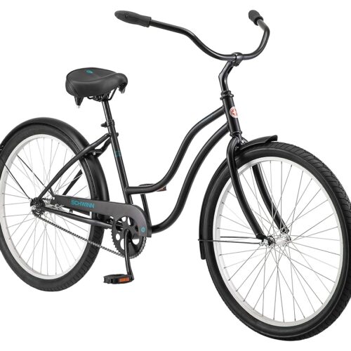 Schwinn Mikko Beach Cruiser Bike for Adult Men and Women, 1/3/7-Speed Twist Shifter Options, 26-Inch Wheels, 17-Inch Steel Frames, Full Front & Rear Fenders, Vintage Inspired...