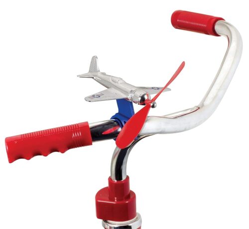 Schylling Bike Airplane - Bicycle Accessory for Handlebars with Oversized Spinning Propeller - Includes Airplane and Mounting Equipment - Ages 6 and Up - One Airplane