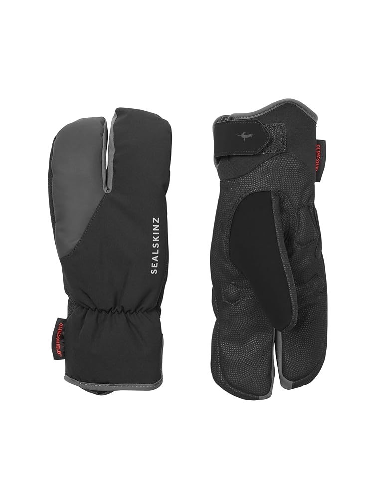 SEALSKINZ Barwick Waterproof Extreme Cold Weather Cycle Split Finger Glove