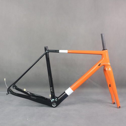 SERAPH Carbon Fiber Gravel Bike Frame GR029 Flat Mount Disc Brake BSA Bottom Bracket Custom Paint