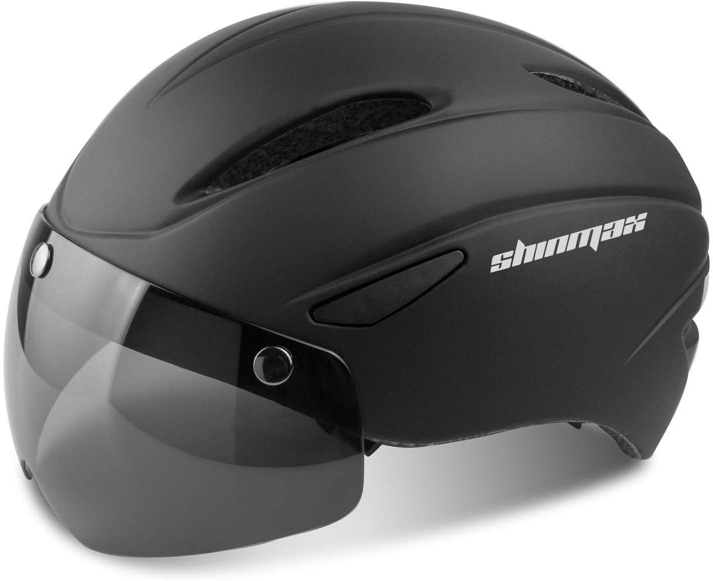 Shinmax Bike Helmet for Men Women, Bicycle Helmet with Detachable Magnetic Goggles Adjustable for Adult Road Biking Mountain Cycling Helmet (BC-001)