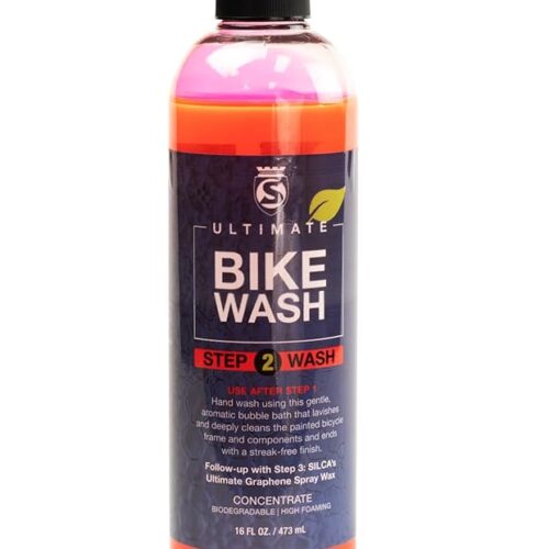 SILCA Bike Spa - Ultimate bike Wash: Eco-Friendly Bubble Bath Concentrate - Advanced Surfactants Encapsulates Dirt - Cherry Glow Scent - 16oz Bottle - Step 2 in the Bike SPA...