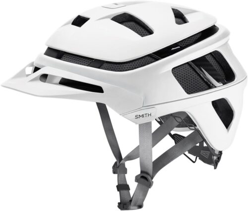 Smith Optics Forefront Adult MTB Cycling Helmet - Matte White/Medium