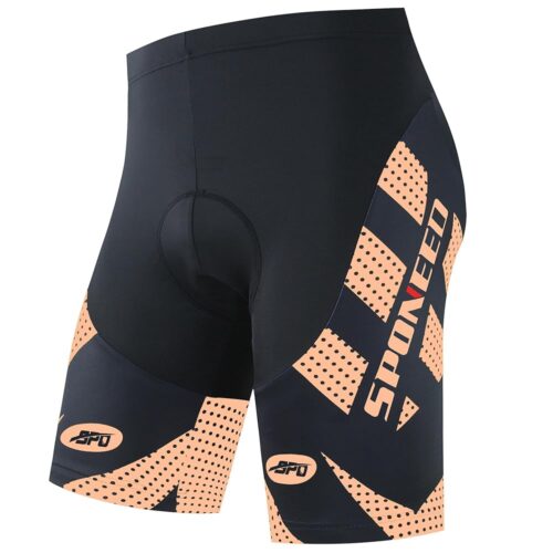 sponeed Men's Cycling Shorts Padded Bicycle Riding Pants Bike Biking Clothes Cycle Wear Tights