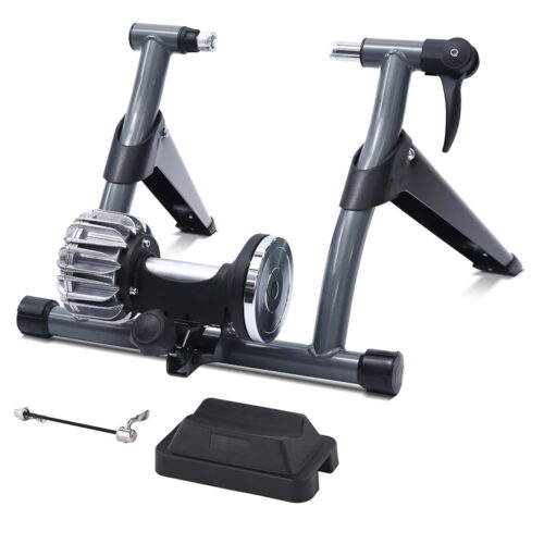 Sportneer Bike Trainer - Fluid Indoor Bike Trainer Stand for 26-28" & 700C Wheels - Riding Cycling Exercise Stationary Bicycle Stands Trainer with Quick Release Lever & Front...