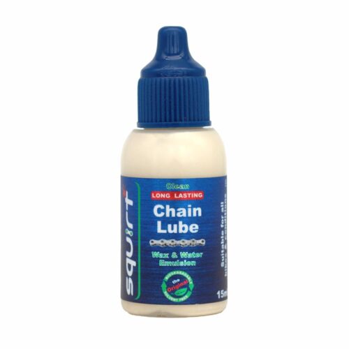 Squirt Chain Lube for Bikes (0.5 oz) – Long-Lasting Lube for All Bike Chains – All-Weather Dry Chain Lube – Bike Lubricant to Reduce Noise & Chainsuck – Bike Tools & Maintenance...