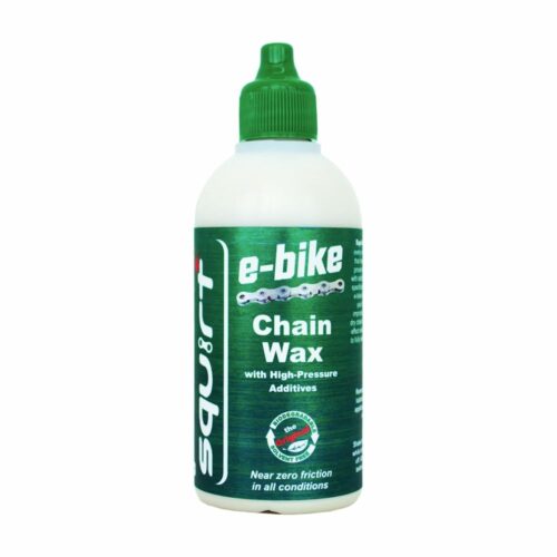 Squirt E-Bike Chain Wax with High-Pressure Additives for E-Bikes 120 ml - Ebike Chain Lubricant for Wet & Dry Conditions - Electric Bike Chain Lube Reduces Noise & Friction -...