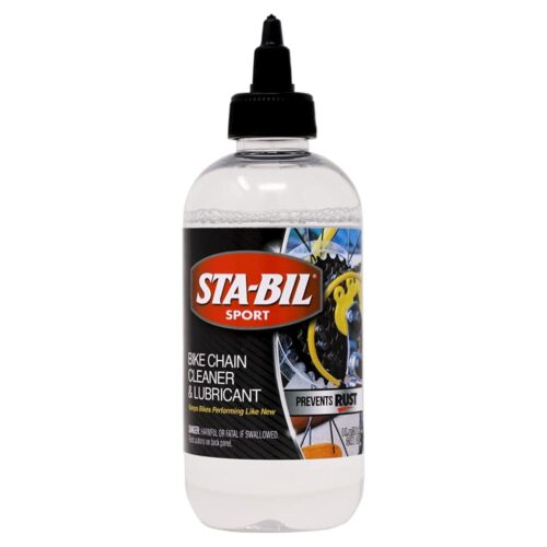 STA-BIL SPORT Bike Chain Cleaner & Lubricant - Prevents Rust on Chains, Cables, and Derailleurs, Premium Lubricant, Easy to Apply, Preserves Bike Chains, 8oz (22406)