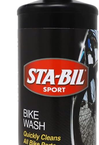 STA-BIL SPORT Bike Wash - Bicycle Cleaning Spray - Removes Dirt, Grit and Gunk - No Harsh Chemicals - For All Bike Types Including Electric - 32oz, (22506)