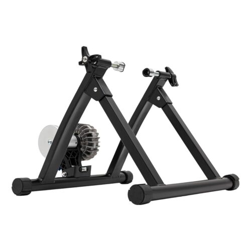 Stationary Bike Stand Magnetic Bicycle Stationary Stand for Indoor Exercise Riding, 26-29" & 700CC Wheels, Bike Trainer Stand for Indoor Riding Quick Release Bike Trainer