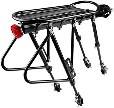 Surla Bike Carrier Rack, 310 LB Capacity Solid Bearings Universal Adjustable Bicycle Luggage Cargo Rack,Cycling Equipment Stand Footstock