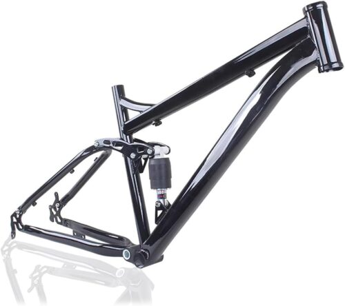 Suspension Frame 26er Mountain Bike Frame Carbon Disc Brake MTB Frame Quick Release 135mm Bicycle Frame with Rear Shock