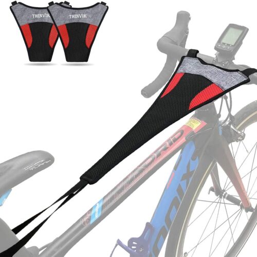 Thinvik 2-Pack Bike Frame Sweat Guard Sweat Absorbs Prevent Bicycle from Corrosion for Bicycle Trainer Indoor Cycling Training