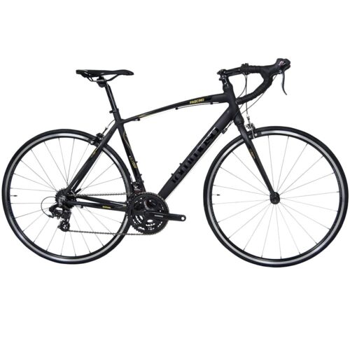 Tommaso Fascino Sport Performance Aluminum Road Bike, Shimano Tourney, 21 Speeds, Matte Black