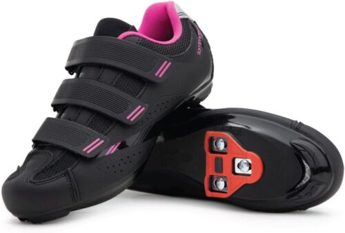 Tommaso Pista Womens Peloton Cycling Shoes Delta Clip & SPD Cycling Shoes— Delta Cleat Cycling Shoes & Indoor Cycling Shoes for Women— Spin Shoes Women Indoor Cycling with SPD...