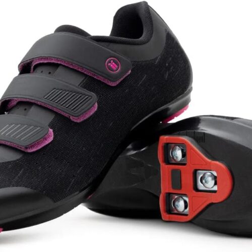 Tommaso Pista Womens Peloton Cycling Shoes Delta Clip & SPD Cycling Shoes— Delta Cleat Cycling Shoes & Indoor Cycling Shoes for Women— Spin Shoes Women Indoor Cycling with SPD...